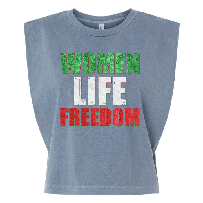 Women Life Freedom Mahsa Amini Rise With The Women Of Iran Garment-Dyed Women's Muscle Tee