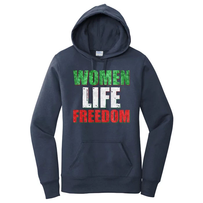 Women Life Freedom Mahsa Amini Rise With The Women Of Iran Women's Pullover Hoodie