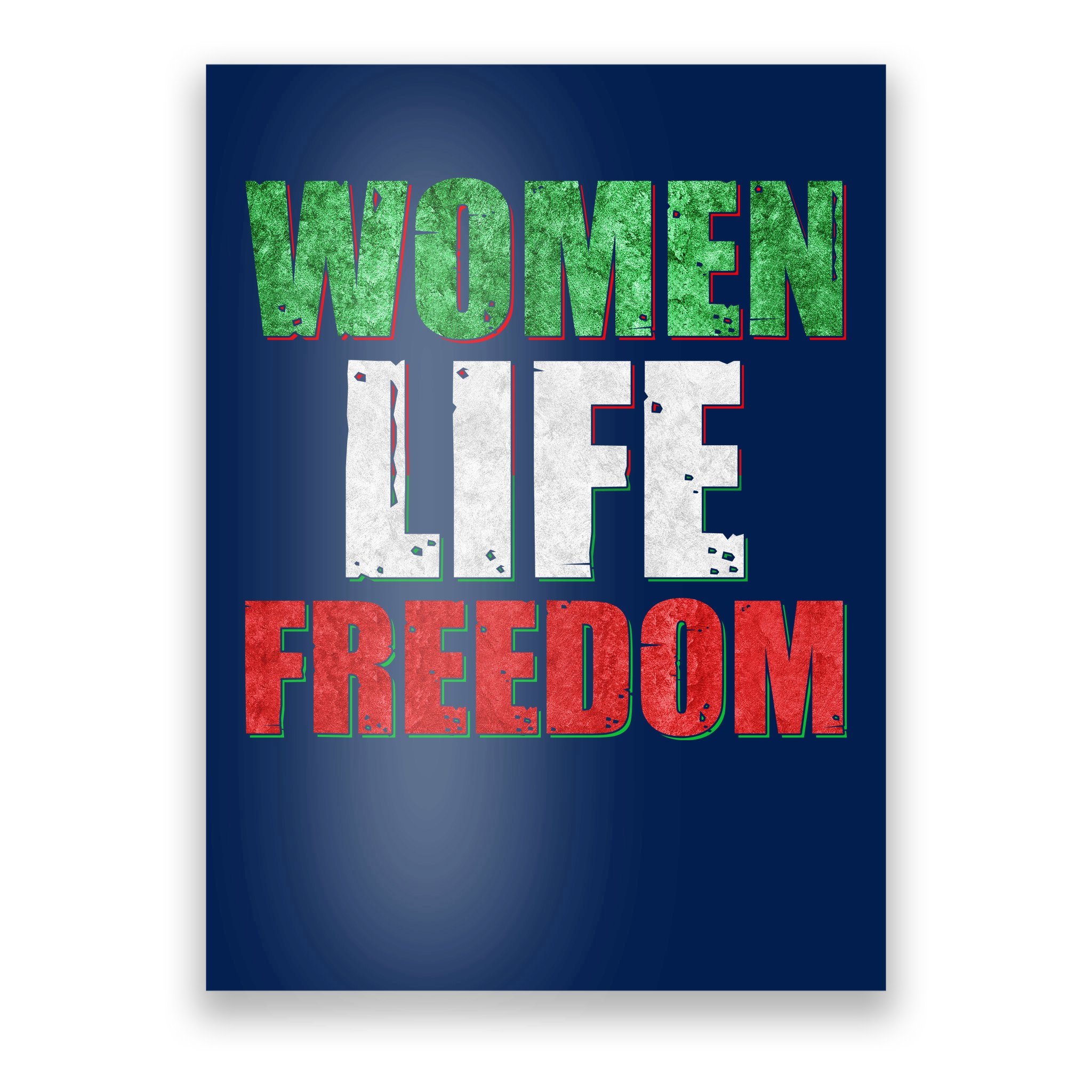 Women Life Freedom Mahsa Amini Rise With The Women Of Iran Poster ...