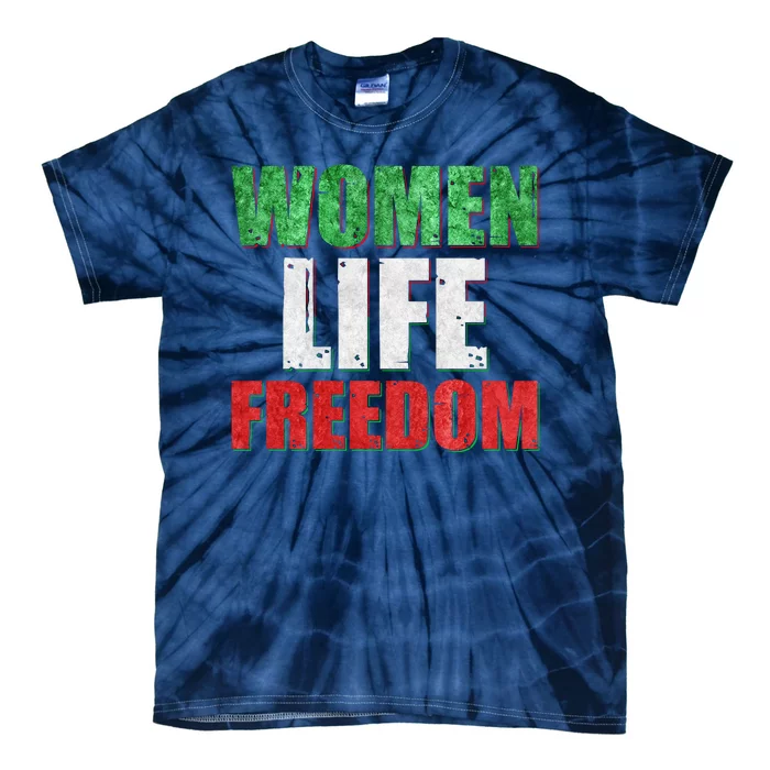 Women Life Freedom Mahsa Amini Rise With The Women Of Iran Tie-Dye T-Shirt