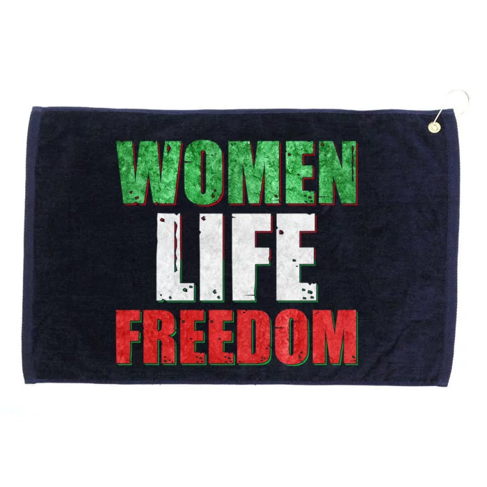 Women Life Freedom Mahsa Amini Rise With The Women Of Iran Grommeted Golf Towel