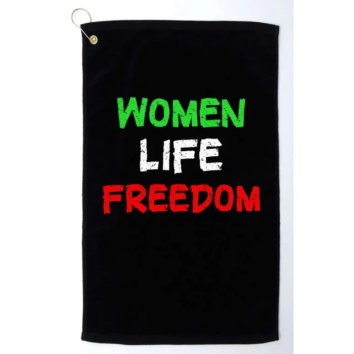 Women Life Freedom Vintage Design Platinum Collection Golf Towel