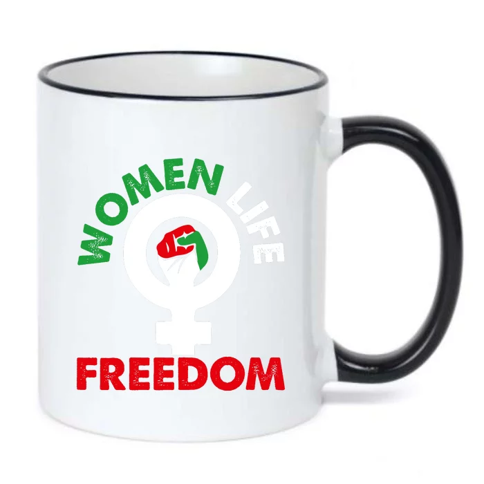 Women Life Freedom IranIran Black Color Changing Mug