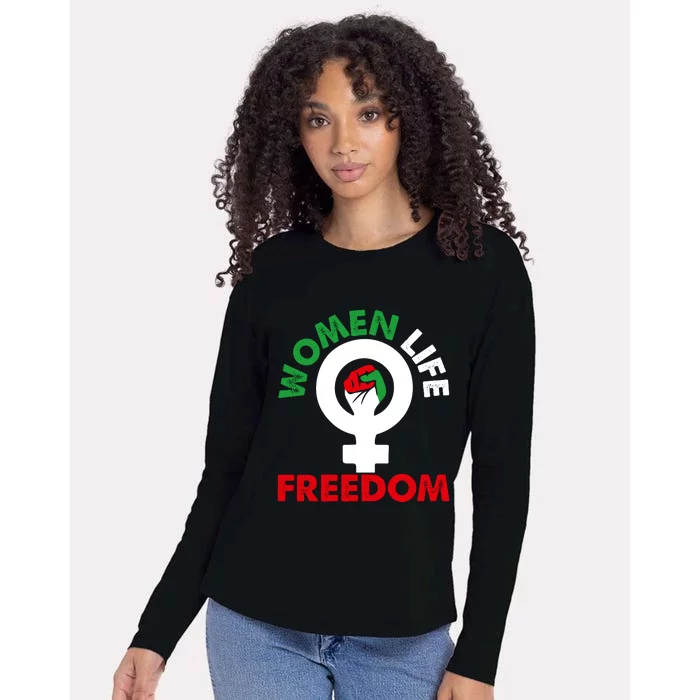 Women Life Freedom IranIran Womens Cotton Relaxed Long Sleeve T-Shirt