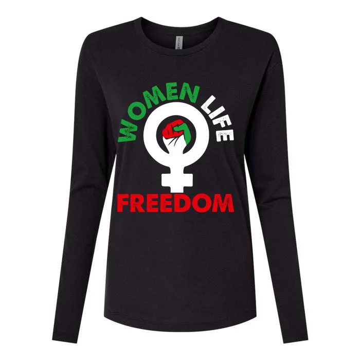 Women Life Freedom IranIran Womens Cotton Relaxed Long Sleeve T-Shirt