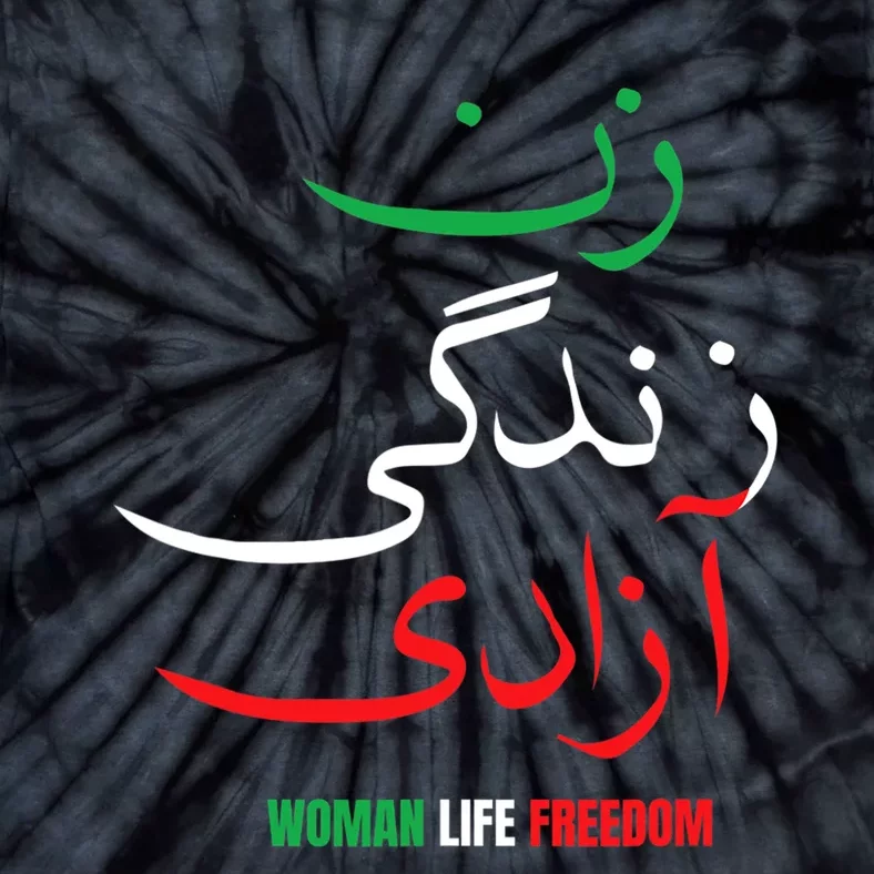 Woman Life Freedom Iran Zan Zendegi Azadi Persian Tie-Dye T-Shirt