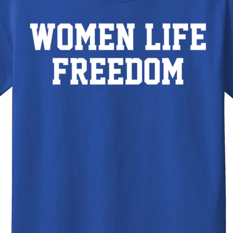 Wo Life Freedom Gift Kids T-Shirt