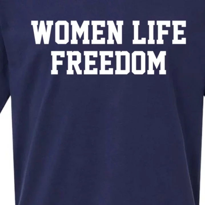 Wo Life Freedom Gift Sueded Cloud Jersey T-Shirt