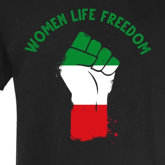 Women Life Freedom Garment-Dyed Heavyweight T-Shirt