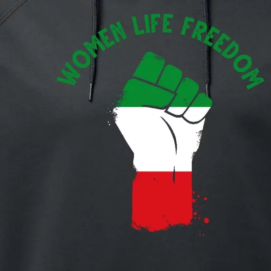 Women Life Freedom Performance Fleece Hoodie