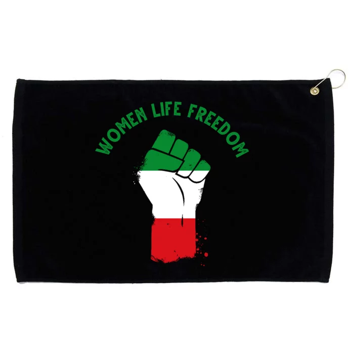 Women Life Freedom Grommeted Golf Towel