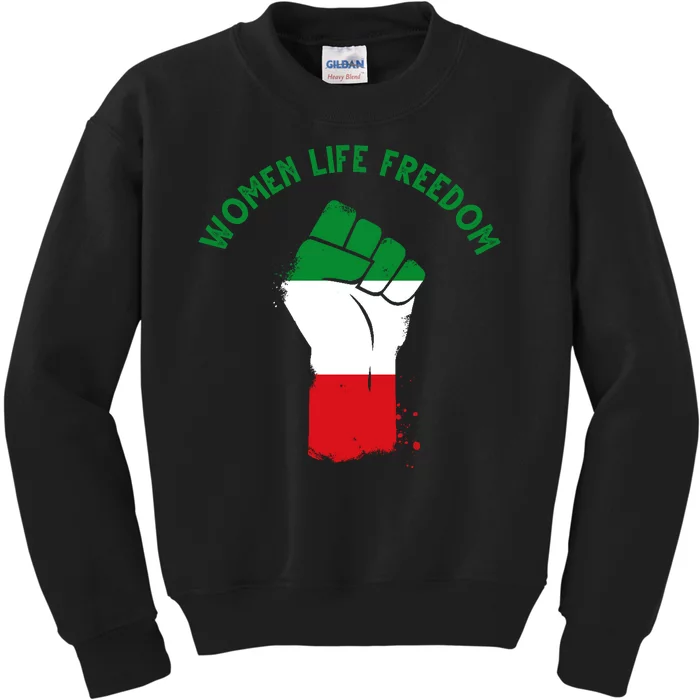 Women Life Freedom Kids Sweatshirt