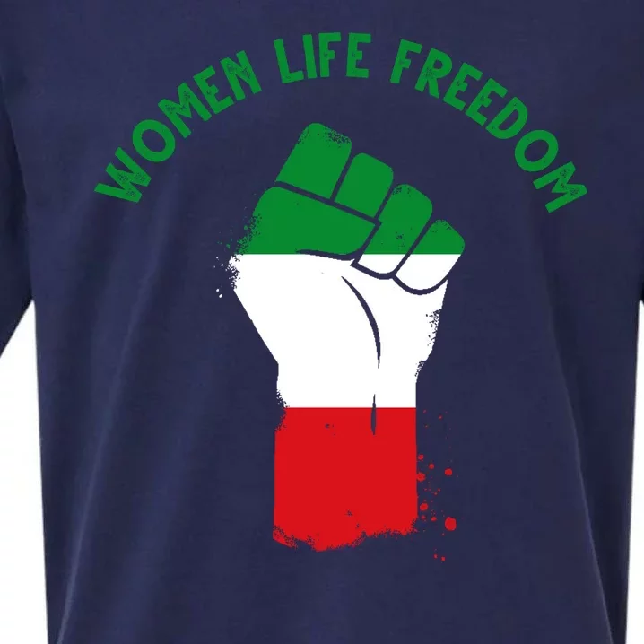 Women Life Freedom Sueded Cloud Jersey T-Shirt