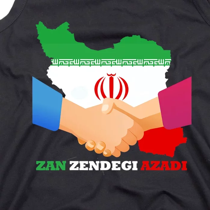 Woman Life Freedom Iran Zan Zendegi Azadi Persian Support Tank Top