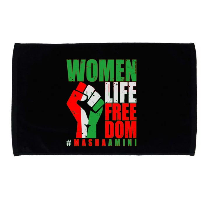 Women Life Freedom #Masha Amini Women Of Iran Microfiber Hand Towel