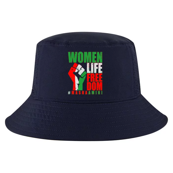 Women Life Freedom #Masha Amini Women Of Iran Cool Comfort Performance Bucket Hat