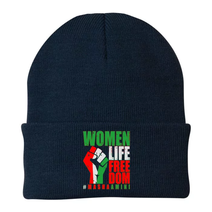 Women Life Freedom #Masha Amini Women Of Iran Knit Cap Winter Beanie