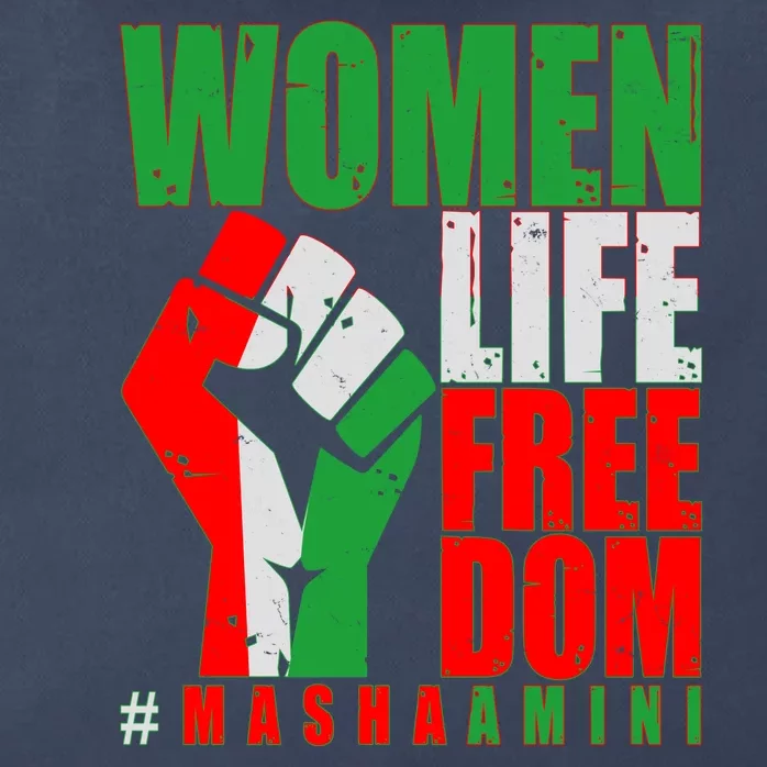 Women Life Freedom #Masha Amini Women Of Iran Zip Tote Bag