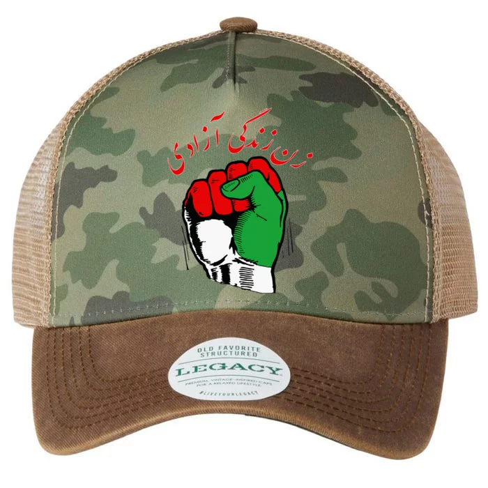 Women Life Freedom Iranian Flag Women Of Iran Legacy Tie Dye Trucker Hat