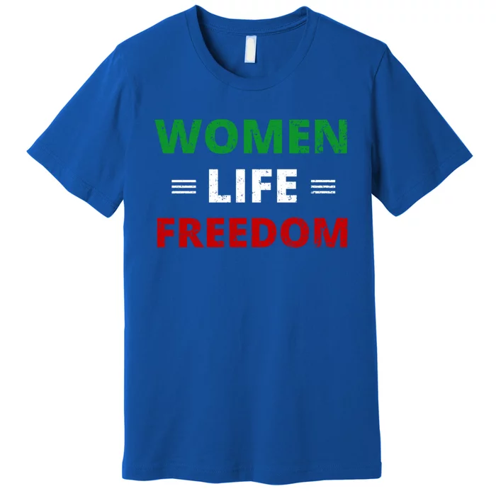 Wo Life Freedom Gift Zan Zendegi Azadi Iran Great Gift Premium T-Shirt