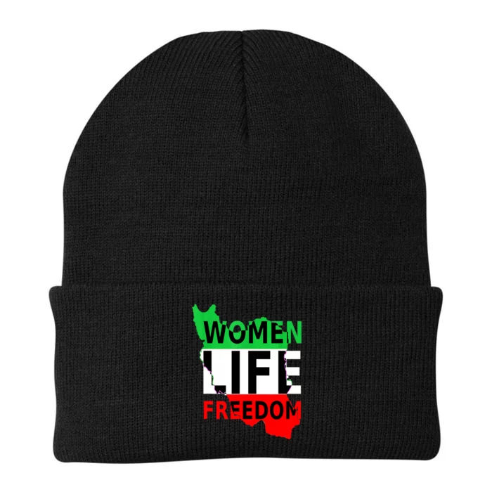 Women Life Freedom Pullover Knit Cap Winter Beanie