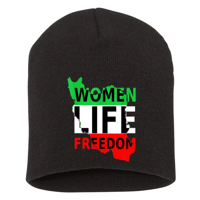 Women Life Freedom Pullover Short Acrylic Beanie