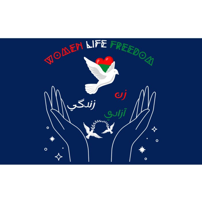 WOMEN LIFE FREEDOM Farsi Zan Zendegi Azadi Bumper Sticker