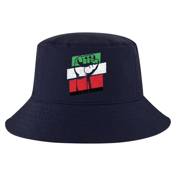 Wo Life Freedom Support Iran Flag Cute Gift Cool Comfort Performance Bucket Hat