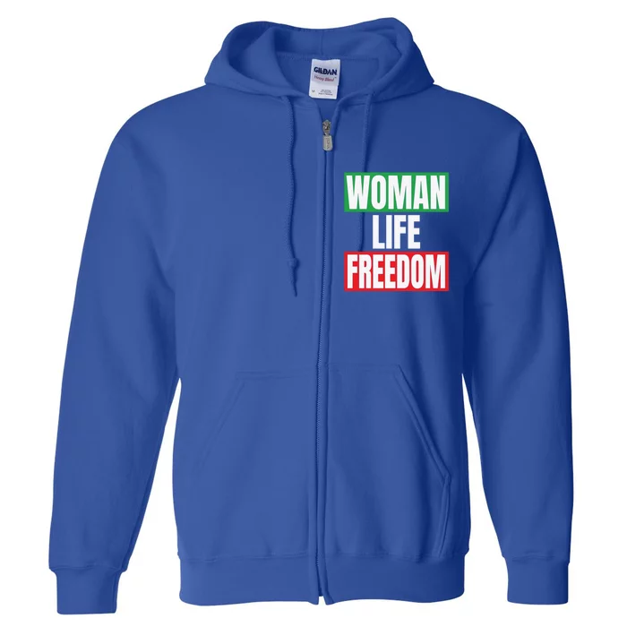 Wo Life Freedom Great Gift Full Zip Hoodie