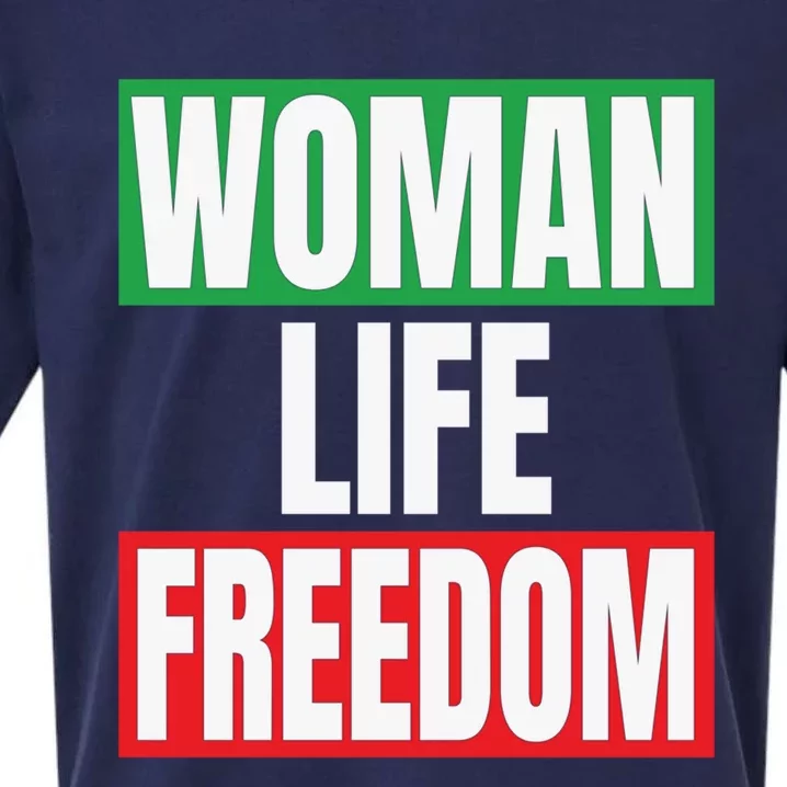 Wo Life Freedom Great Gift Sueded Cloud Jersey T-Shirt