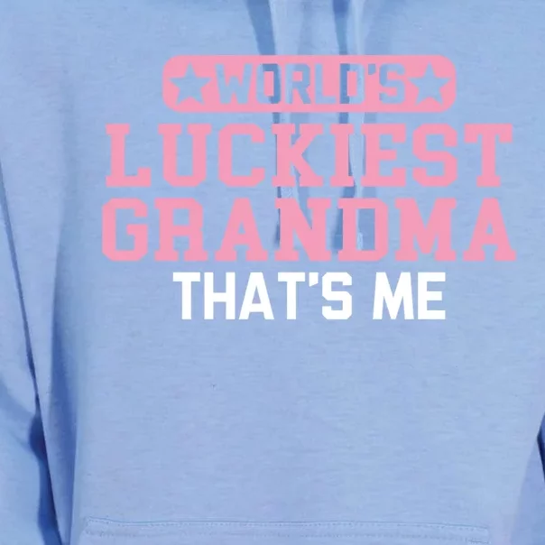 WorldS Luckiest Grandma ThatS Me Gift Unisex Surf Hoodie