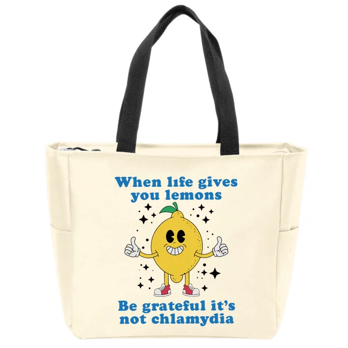 When Life Gives You Lemons Zip Tote Bag