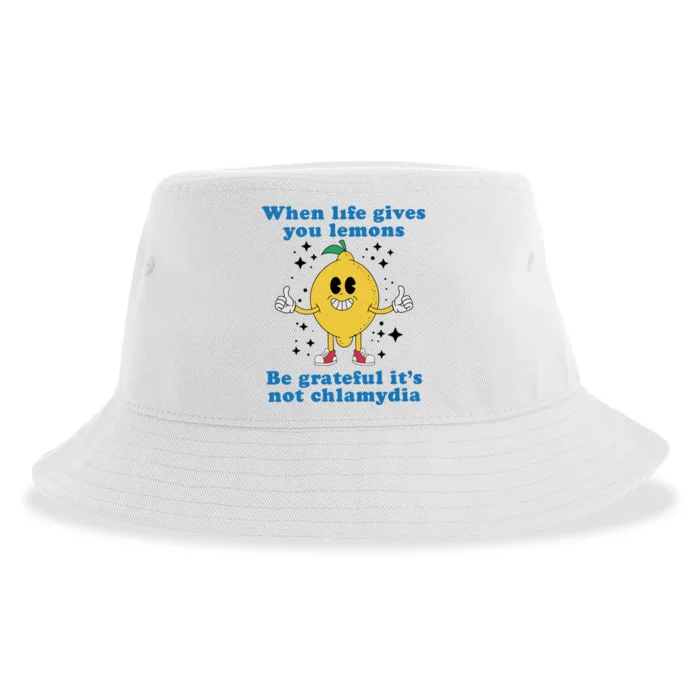 When Life Gives You Lemons Sustainable Bucket Hat