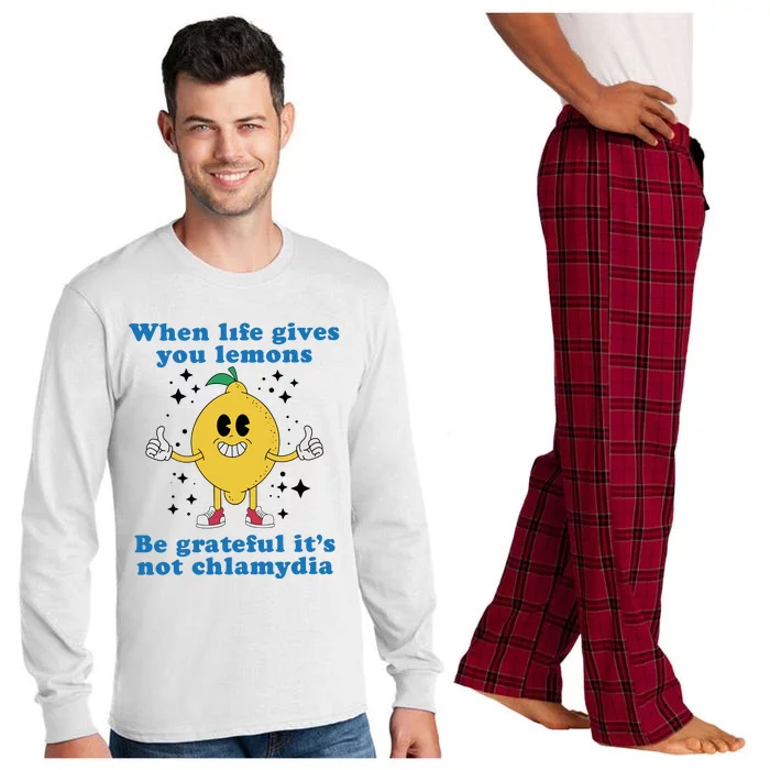 When Life Gives You Lemons Long Sleeve Pajama Set