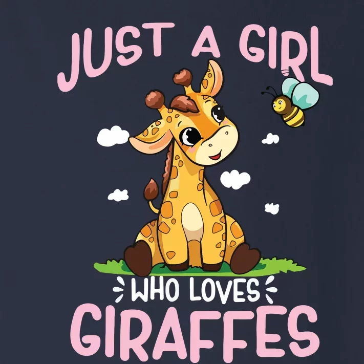 Who Loves Giraffe, Cute Giraffe Toddler Long Sleeve Shirt