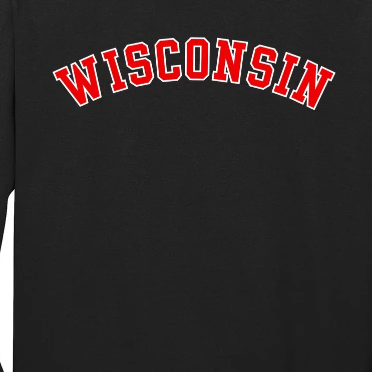 Wisconsin Lover Gift Tall Long Sleeve T-Shirt