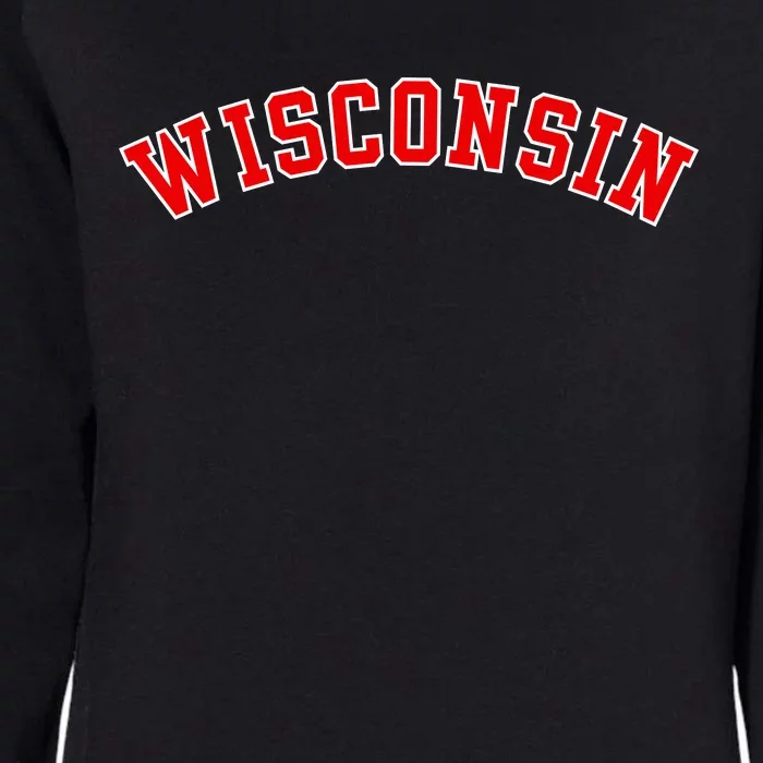 Wisconsin Lover Gift Womens California Wash Sweatshirt