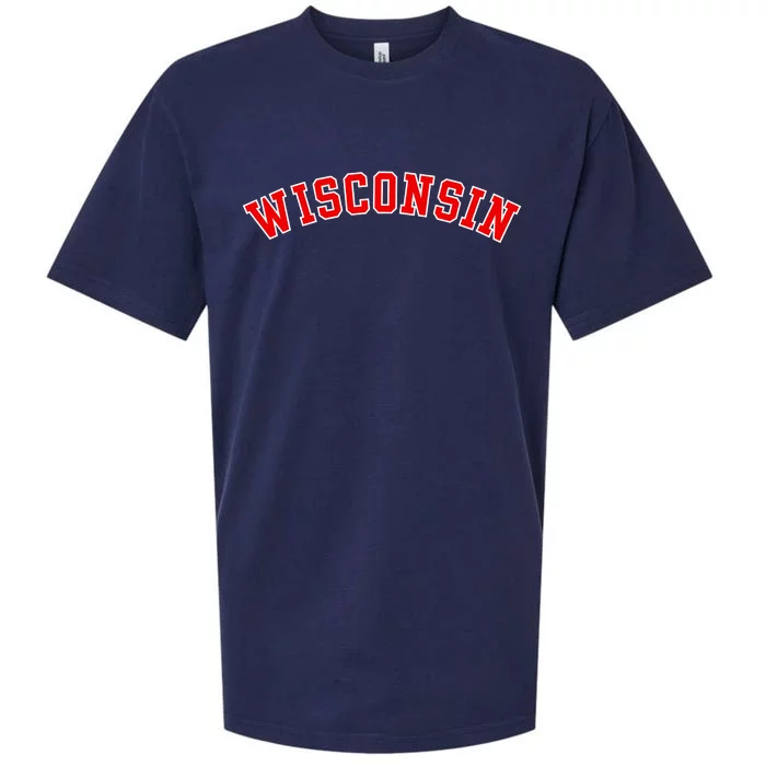 Wisconsin Lover Gift Sueded Cloud Jersey T-Shirt