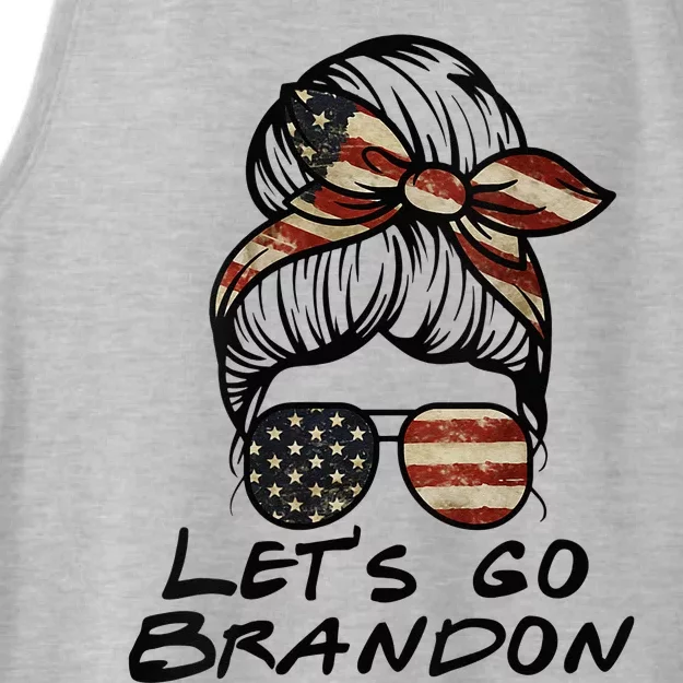 Womens Lets Go Brandon Lets Go Brandon Ladies Tri-Blend Wicking Tank