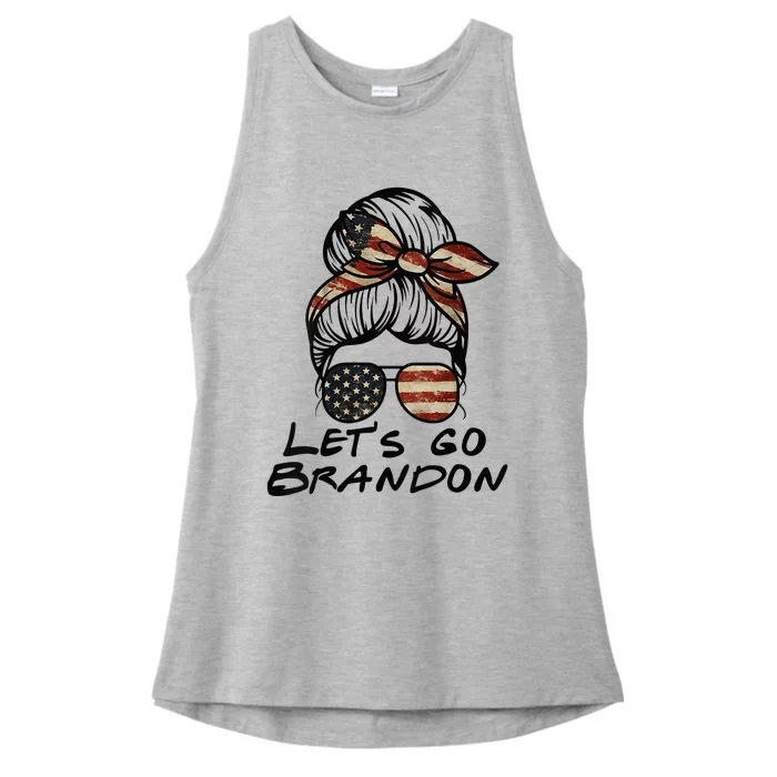 Womens Lets Go Brandon Lets Go Brandon Ladies Tri-Blend Wicking Tank