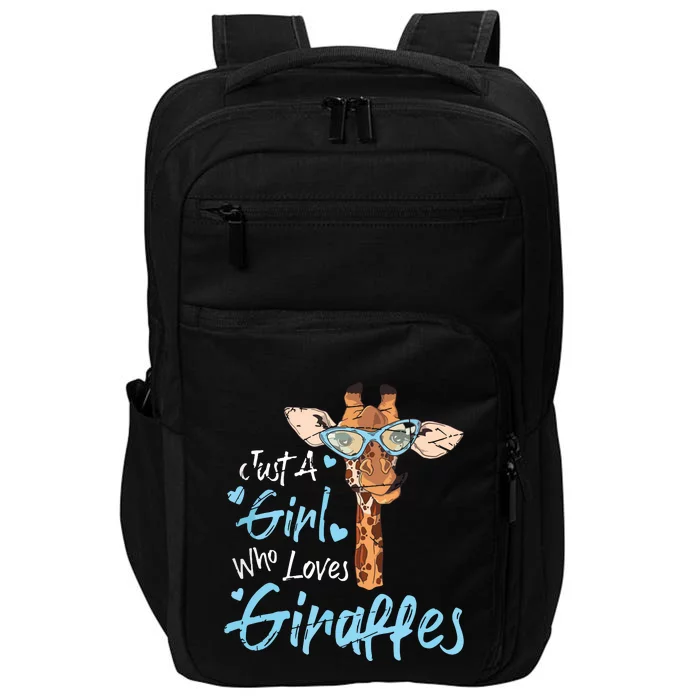 Who Loves Giraffe, Giraffe Africa Lover Animal Safari Impact Tech Backpack