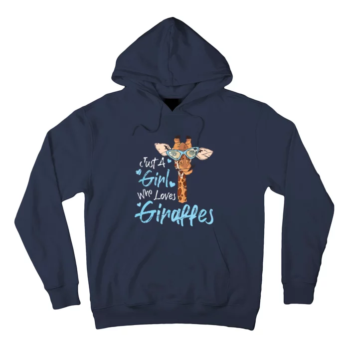 Who Loves Giraffe, Giraffe Africa Lover Animal Safari Hoodie