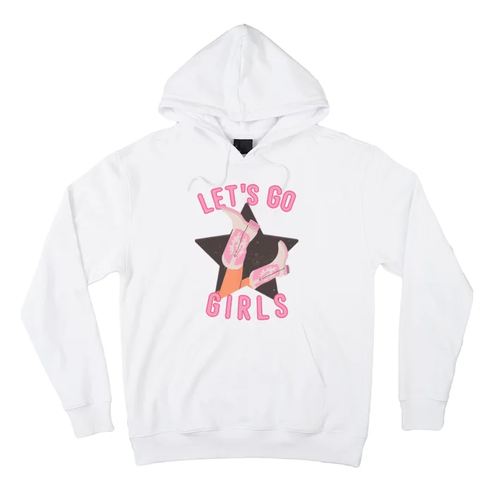 Western Lets Go Girls Bridal Bachelorette Party Matching Hoodie