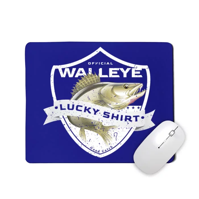 Walleye Lucky Gift Funny Accessories To Walleye Fishing Gift Mousepad