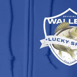 Walleye Lucky Gift Funny Accessories To Walleye Fishing Gift Full Zip Hoodie