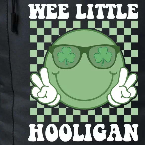 Wee Little Hooligan St Patricks Day Smile Retro Daily Commute Backpack