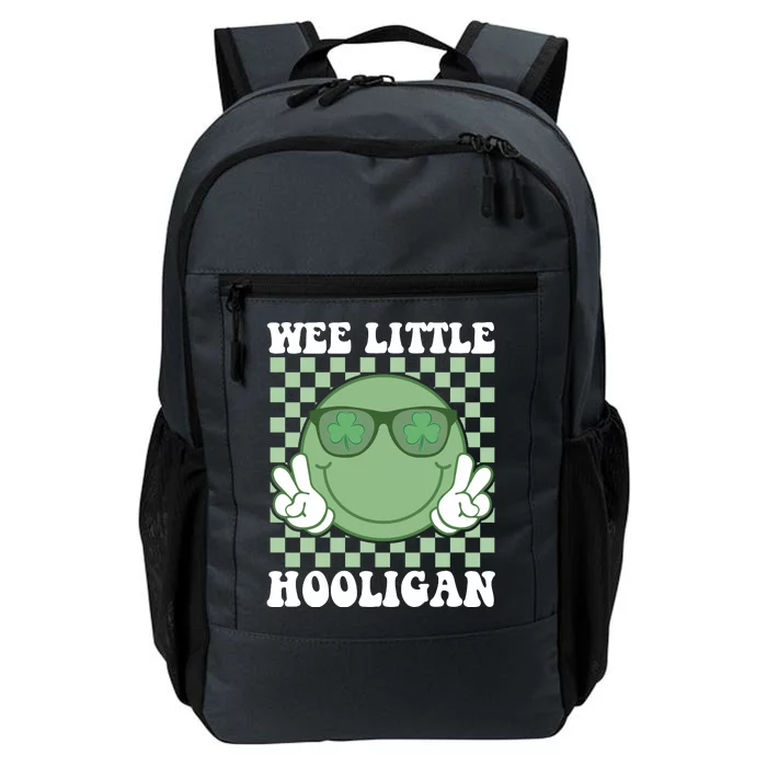 Wee Little Hooligan St Patricks Day Smile Retro Daily Commute Backpack