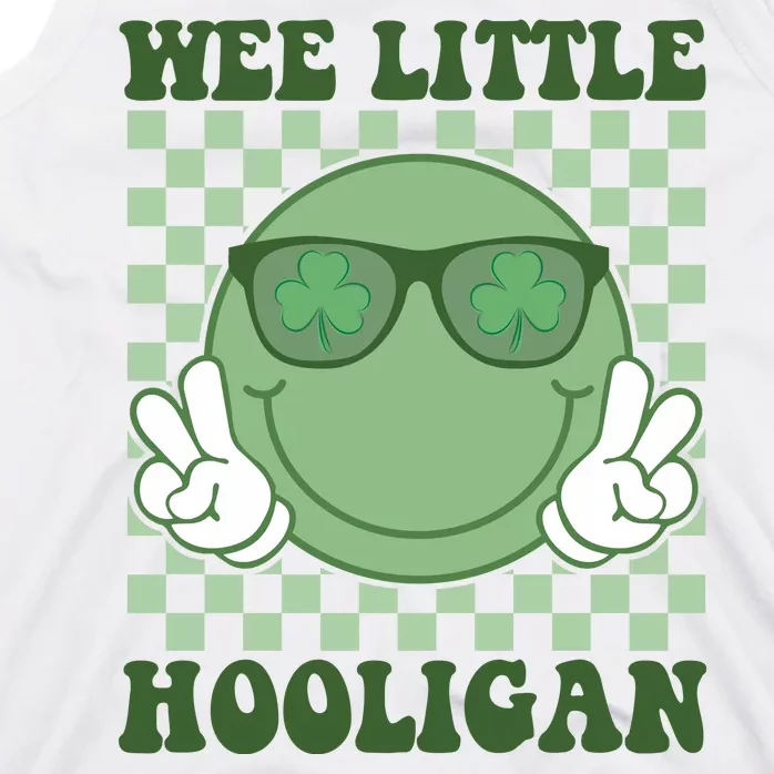 Wee Little Hooligan St Patricks Day Smile Retro Tank Top