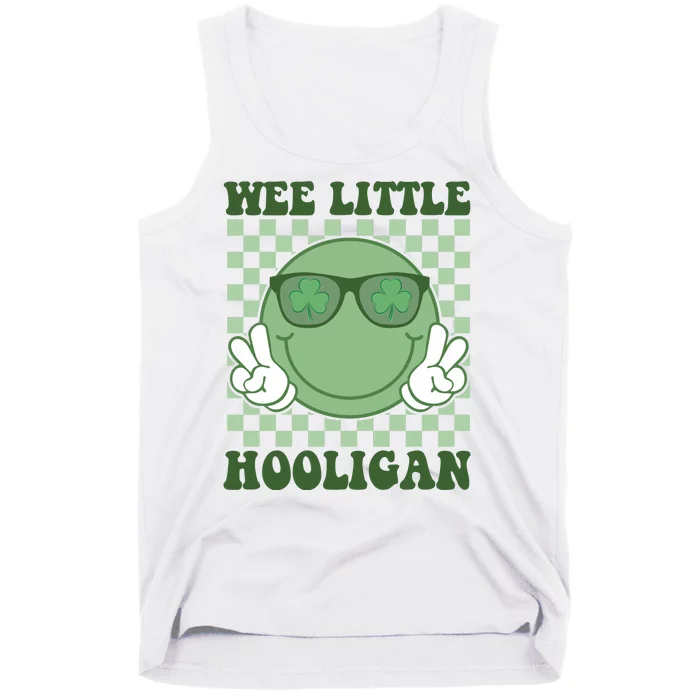 Wee Little Hooligan St Patricks Day Smile Retro Tank Top