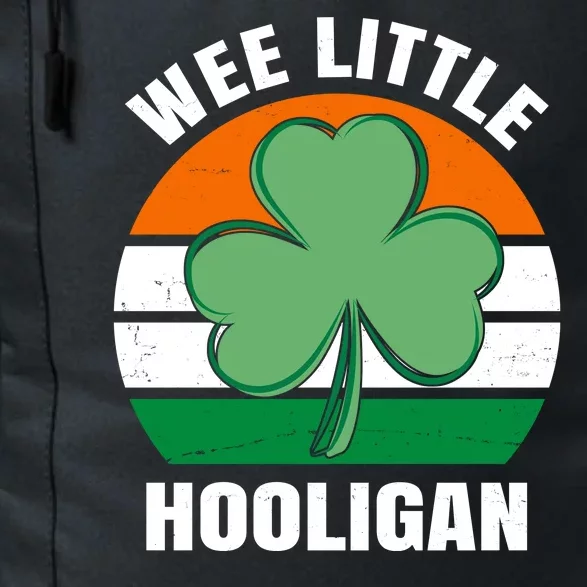 Wee Little Hooligan St Patricks Day Clover Daily Commute Backpack